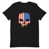 USA Skull Flag Unisex T-shirt